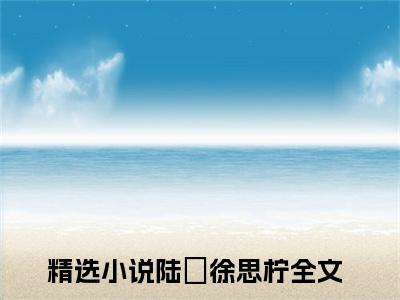知乎经典小说（陆旻徐思柠）在线阅读 2023年爆款小说（陆旻徐思柠）免费阅读
