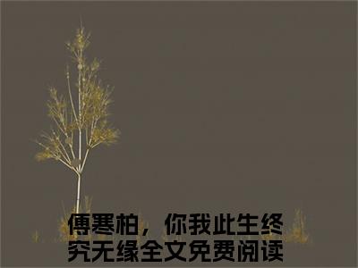 傅寒柏，你我此生终究无缘（傅寒柏秦安安）全文免费阅读无弹窗大结局_（傅寒柏秦安安）傅寒柏，你我此生终究无缘全文最新章节列表（傅寒柏秦安安）