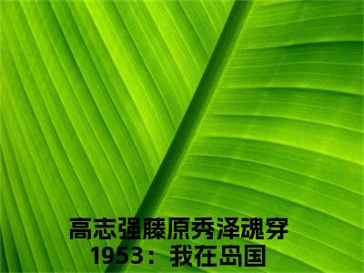 魂穿1953：我在岛国当渔民小说（高志强藤原秀泽）全文免费阅读无弹窗大结局_高志强藤原秀泽最新章节列表