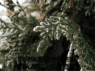 江岚雪谢璟玉（帝师倘若我说我想嫁的人是你，你可愿娶）小说全文免费阅读完整版-江岚雪谢璟玉免费在线阅读大结局（帝师倘若我说我想嫁的人是你，你可愿娶）