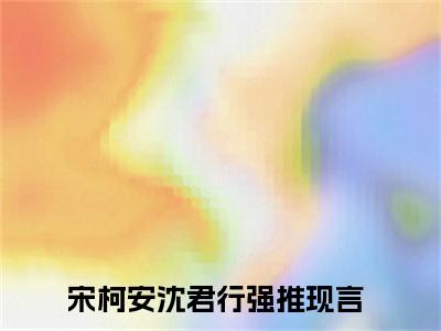 宋柯安沈君行最新章节在线阅读-小说全文阅读