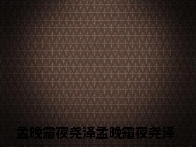 孟晚霜夜尧泽（孟晚霜夜尧泽）全文免费阅读无弹窗大结局_孟晚霜夜尧泽_笔趣阁